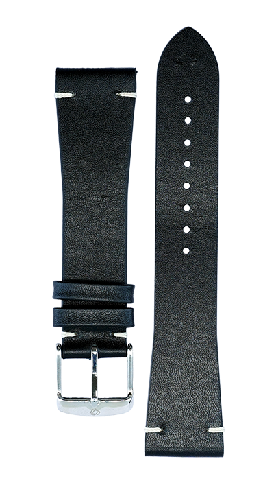 Side Lock Leather Watch Strap – Flat Remborde, Quick Release