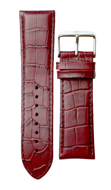 Full Padded Calf Leather Watch Strap