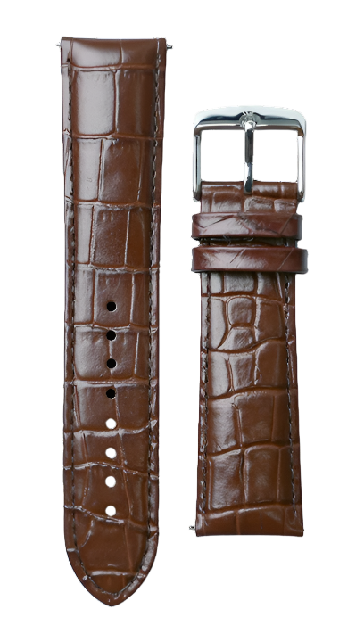 Full Padded Calf Leather Watch Strap