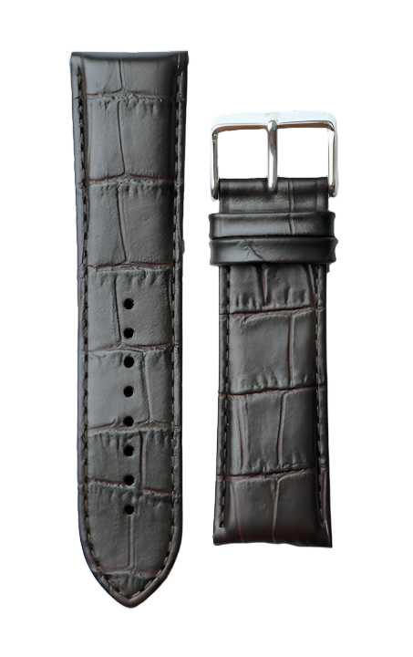 Full Padded Calf Leather Watch Strap