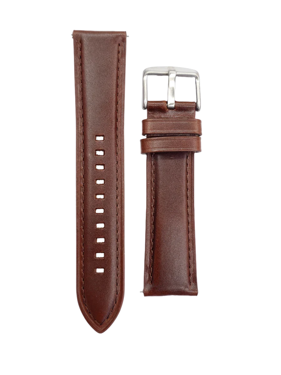 Full Padded Calf Leather Watch Strap