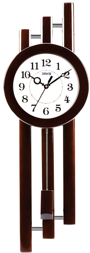 Vertical Wooden Pendulum Wall Clock – Elegant Design