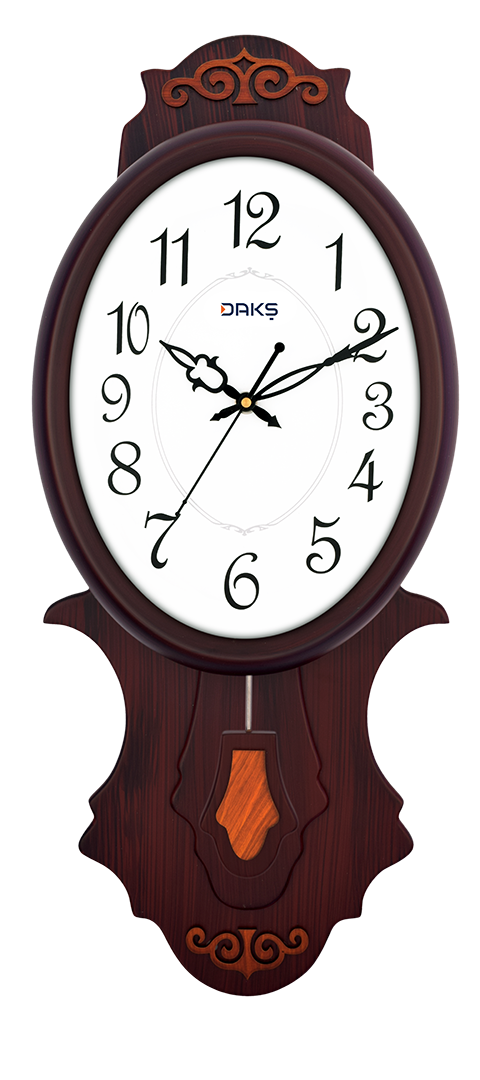 Vertical Wooden Pendulum Wall Clock – Elegant Design