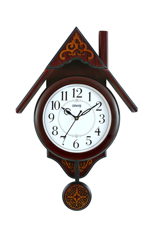 Vertical Wooden Pendulum Wall Clock – Elegant Design