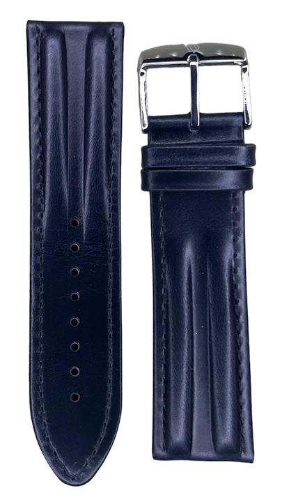 Double Padded  Stitched Leather Watch Strap – Remborde Edge, Quick Release GL