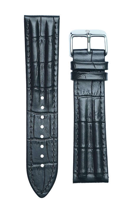 Croc Grain Leather Watch Strap – Double Padded-PL
