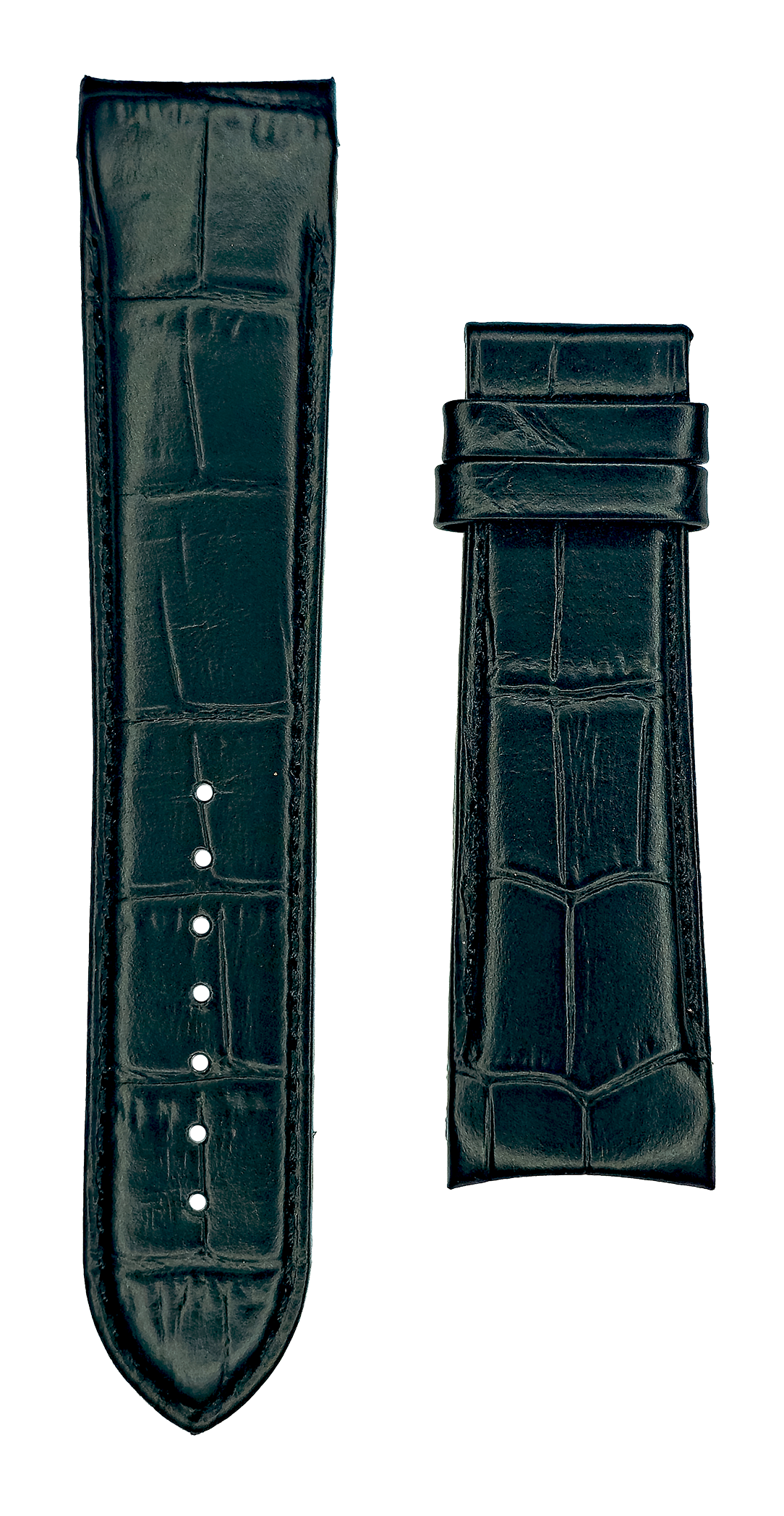 Half Padded Genuine Leather Watch Straps - Special Sizes.