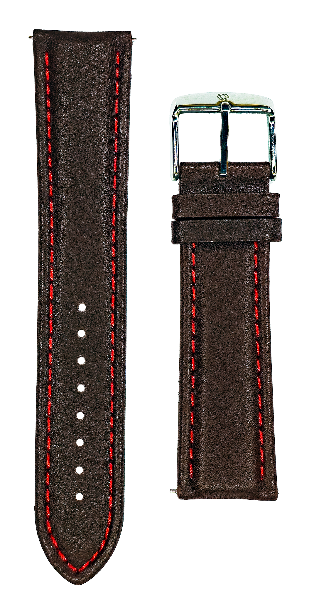 Full Padded PU Leather Watch Strap