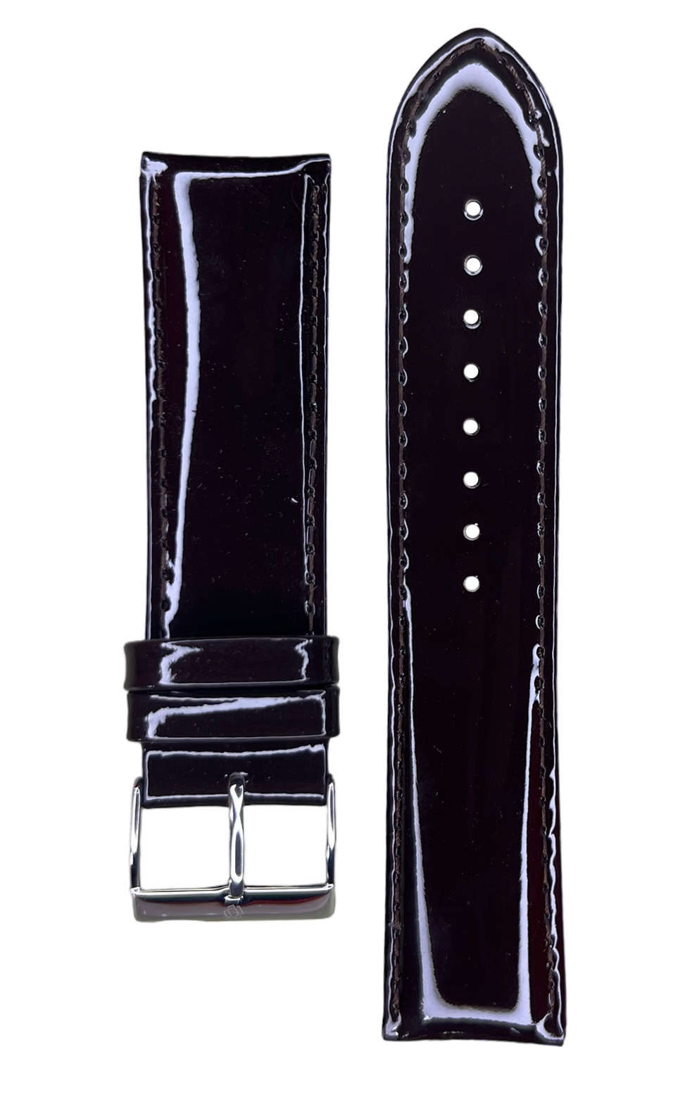 Full Padded PU Leather Watch Strap