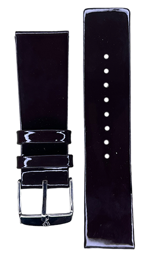 Ultra Slim Leather Watch Strap – Flat Remborde, Quick Release PL