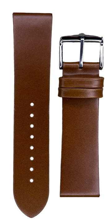 Flat Leather Watch Strap – Cut Edge-UnStitched-PL