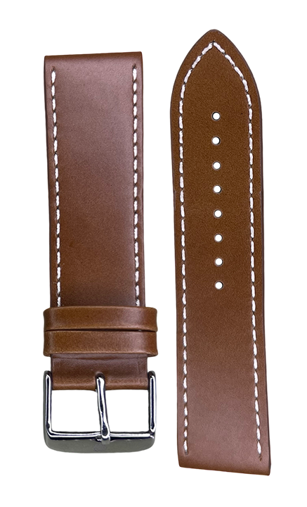 Stitched PU Leather Watch Strap – Cut Edge