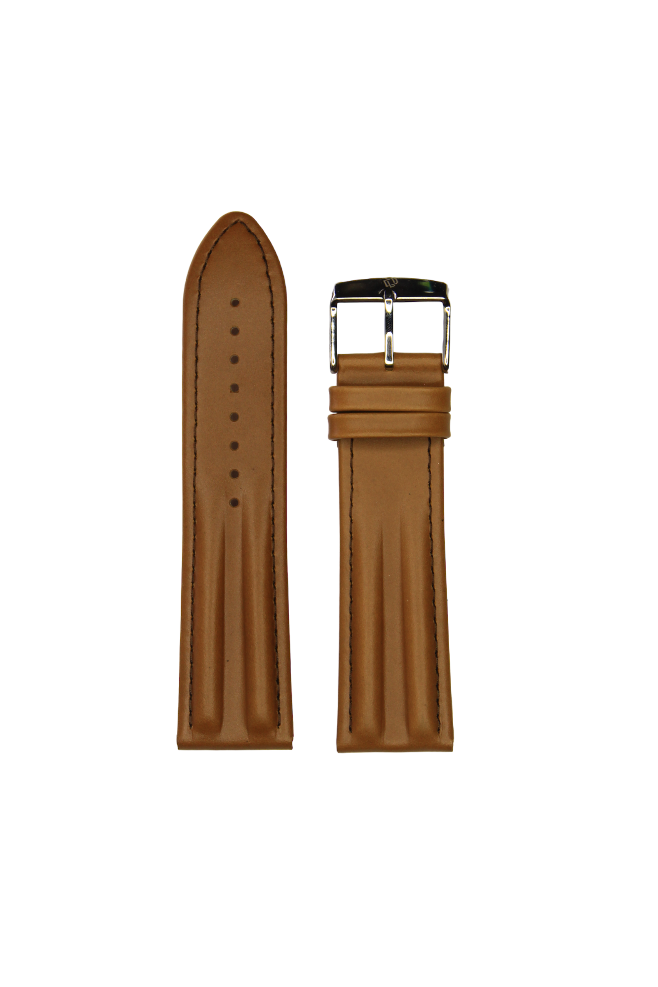 Double Padded  Stitched Leather Watch Strap – Remborde Edge, Quick Release GL