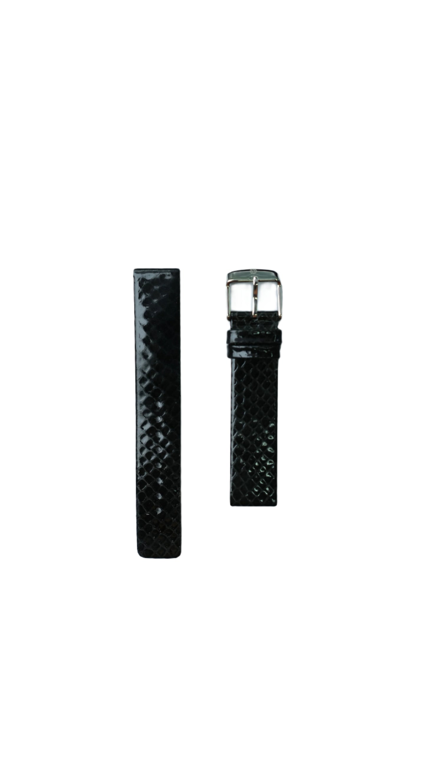 Flat Remborde Leather Watch Strap -GL